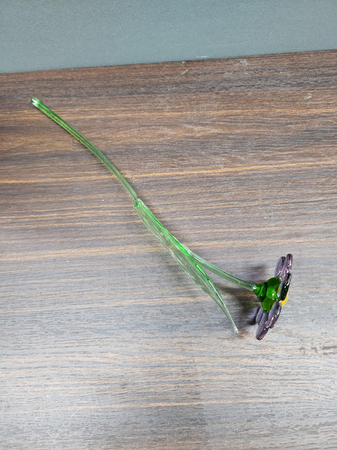 Lavender Glass Daisy - Handcrafted Long Stem Flower