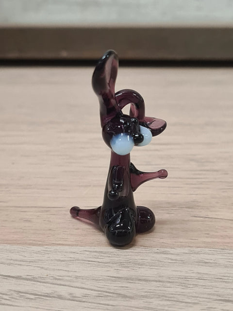 Glass Easter Rabbit Figurine, Handmade Murano Quality Design - Small