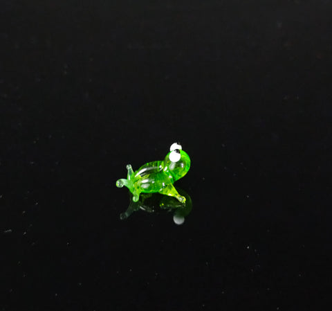 Glass Frog Figurine, Handmade Murano Quality Design - Small