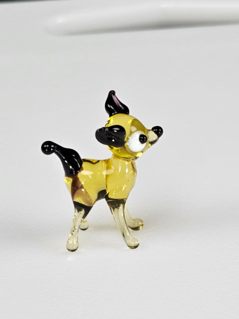 Glass Baby Deer Figurine, Handmade Murano Quality Design - Small