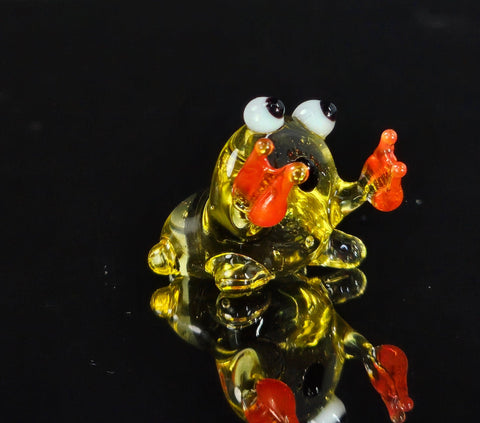 Glass Crab Figurine, Handmade Murano Quality Design - Small