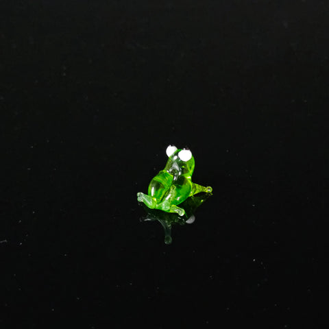 Glass Frog Figurine, Handmade Murano Quality Design - Small