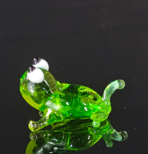 Glass Frog Figurine, Handmade Murano Quality Design - Small