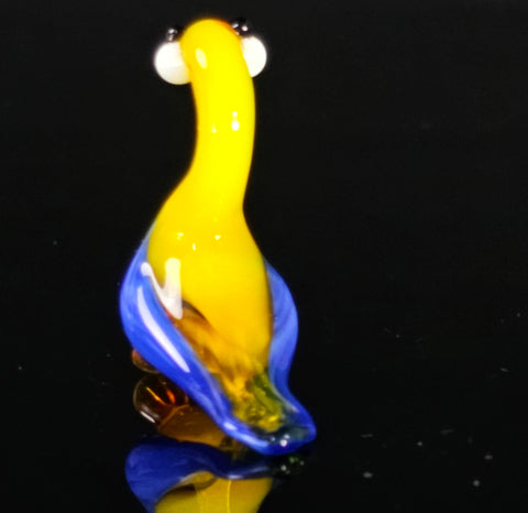 Glass Goose Figurine, Handmade Murano Quality Design - Small