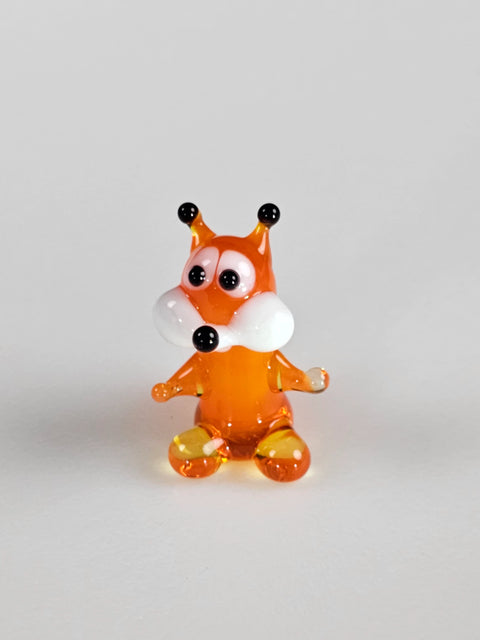 Glass Squirrel Figurine, Handmade Murano Quality Design - Small