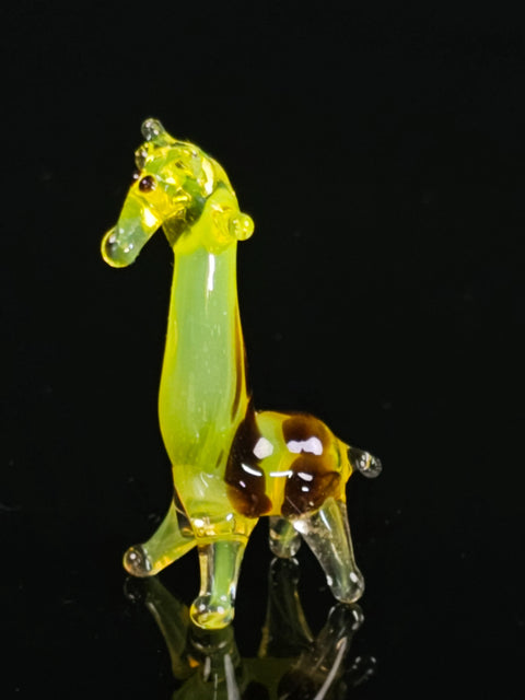 Glass Giraffe Figurine, Handmade Murano Quality Design - Small