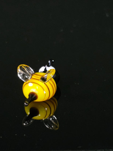 Glass Bee Figurine, Handmade Murano Quality Design - Small