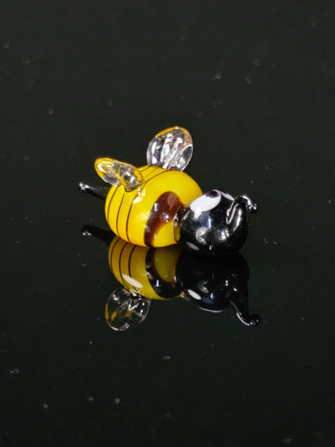 Glass Bee Figurine, Handmade Murano Quality Design - Small