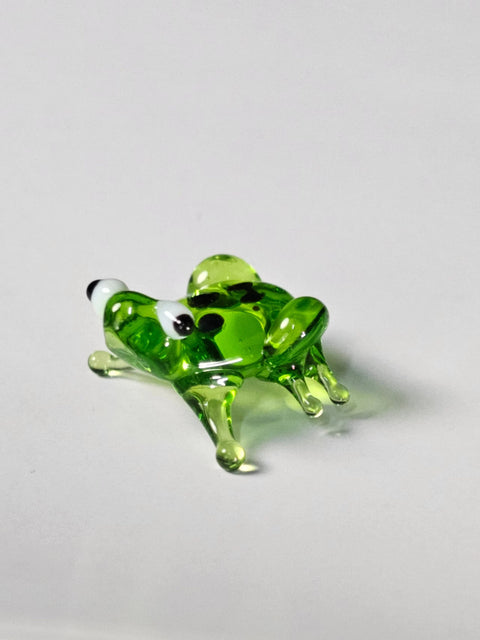 Glass Frog Figurine, Handmade Murano Quality Design - Small