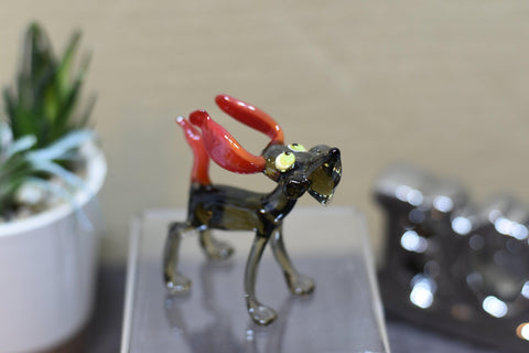 Dog Glass Animal Figurine