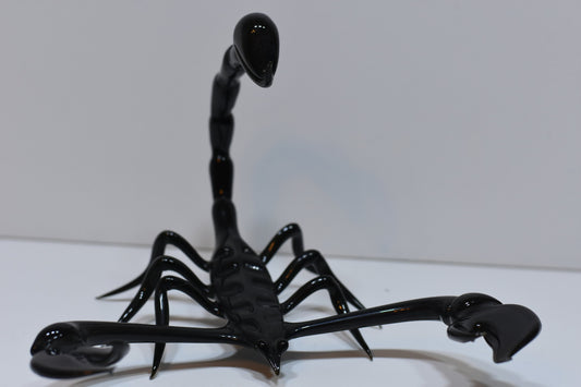Large Glass Scorpion Figurine