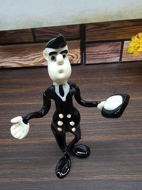 Musical Director Musician With Cello Figurine, Handmade Murano Quality Design - Large