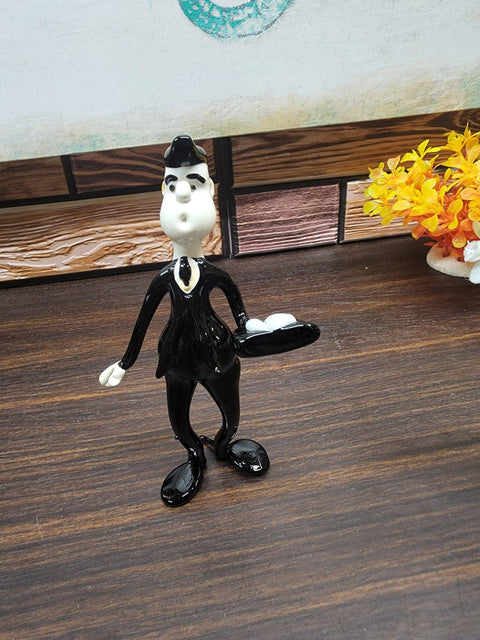 Musical Director Musician With Cello Figurine, Handmade Murano Quality Design - Large