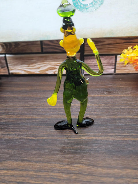 Glass Saluting Soldier Figurine, Handmade Murano Quality Design - Large