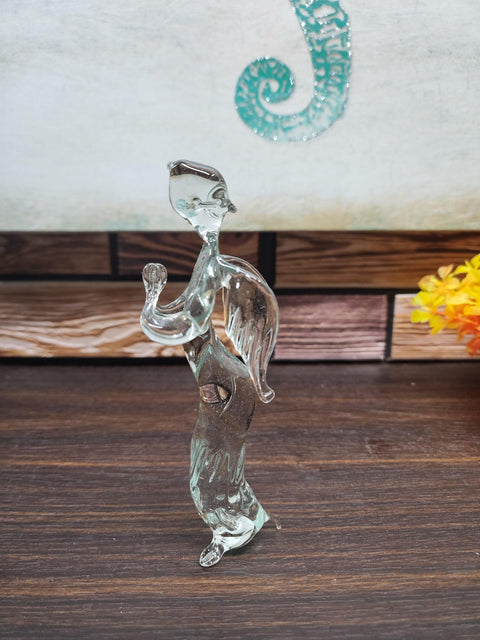 Glass Angel Figurine, Handmade Murano Quality Design - Large