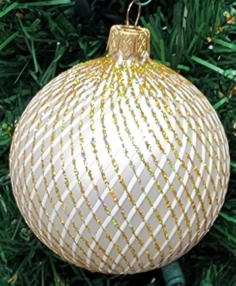 Disco Ball Glass Ornament