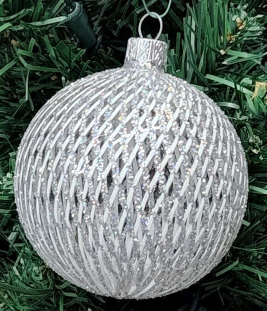 Disco Ball Glass Ornament