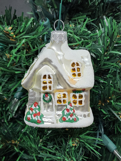 Cottage Glass Shape Ornament