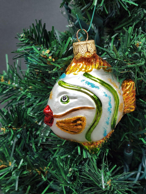 Fish Glass Shape Ornament