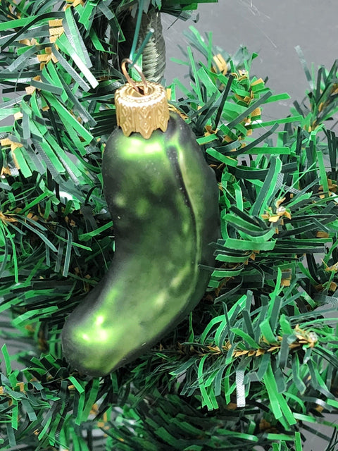 Pickle Glass Shape Ornament