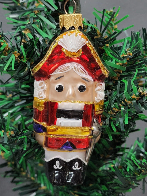 Nutcracker Glass Shape Ornament