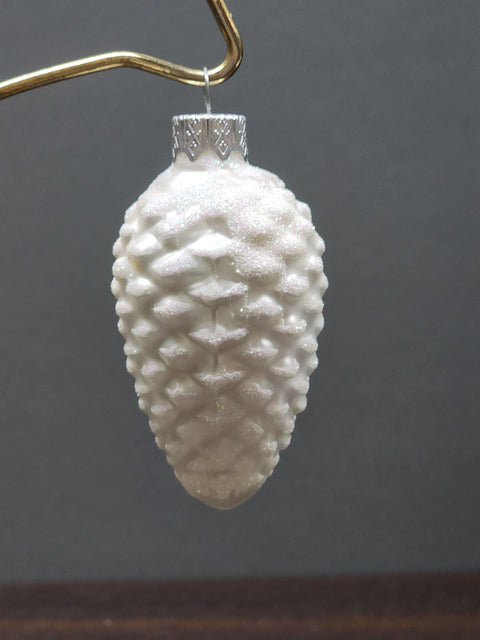 Pinecone Glass Shape Ornament