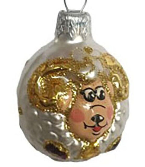 Ram Glass Ornament