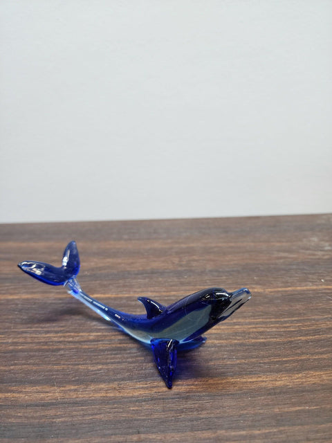 Dolphin Glass Animal Figurine