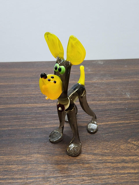 Dog Glass Animal Figurine