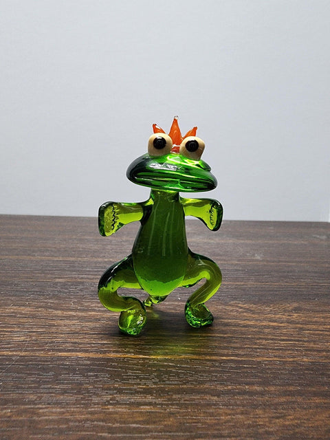 Frog Glass Animal Figurine