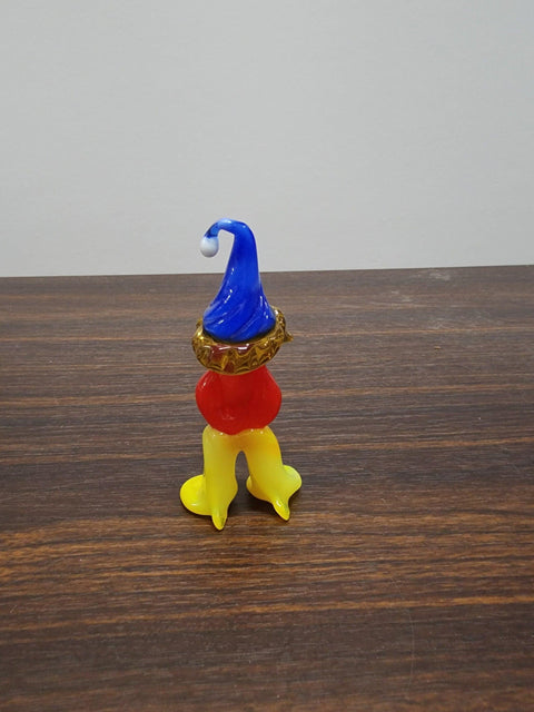 Naturally Colored Glass Figurine - Handcrafted - Gnome Design