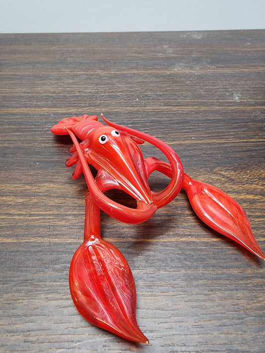 Lobster Glass Animal Figurine