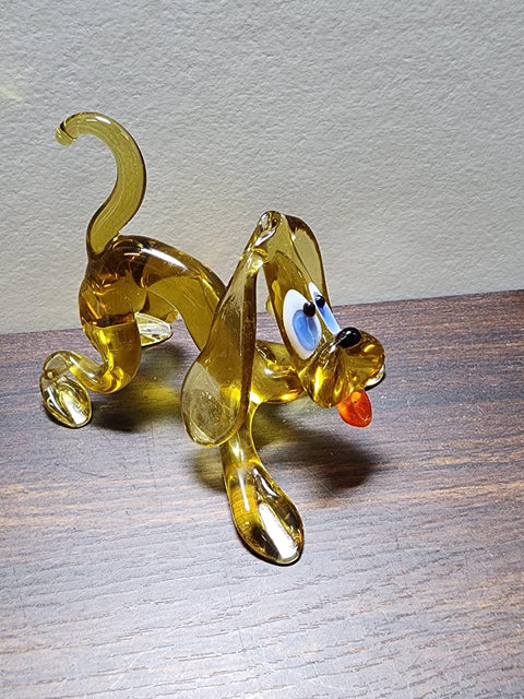 Spaniel Glass Animal Figurine