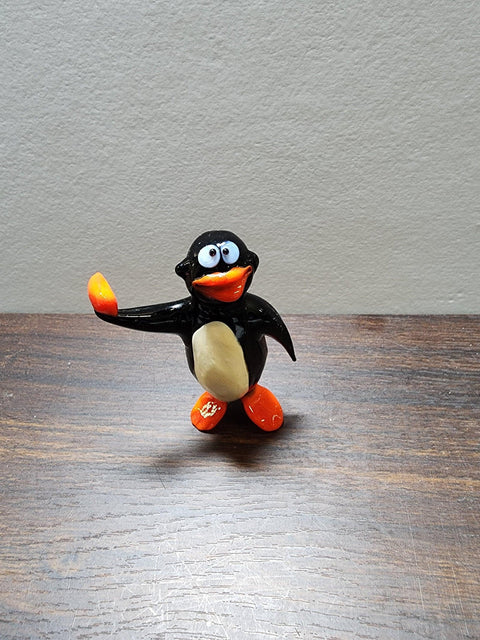 Penguin Glass Animal Figurine