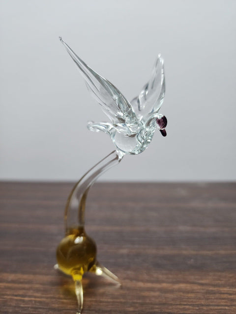 Dove Glass Animal Figurine