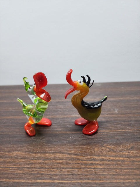 Duck Glass Animal Figurine