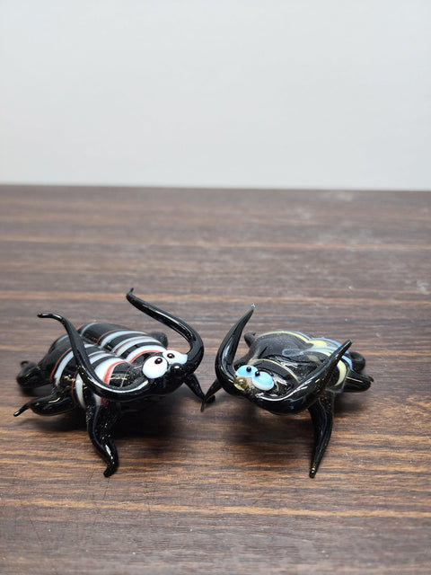 Beetle Glass Animal Figurine