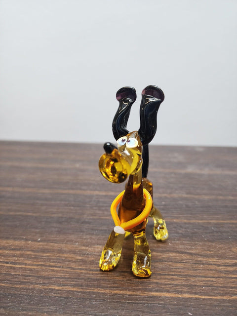 Dog Glass Animal Figurine